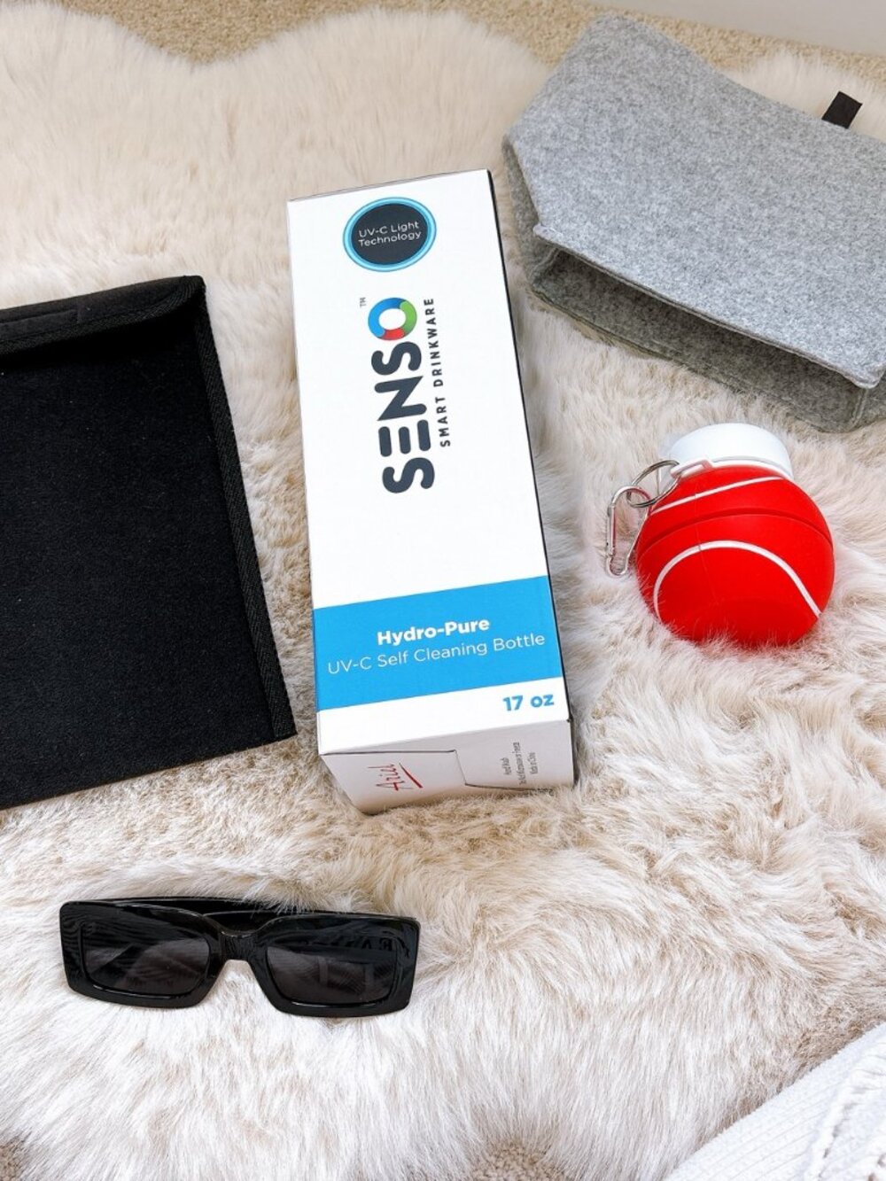 NEW 5-Piece Bundle: SENSO UV-C Bottle, Sunglasses & More